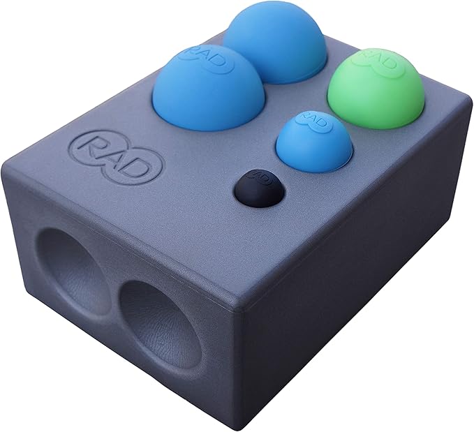 RAD Point Release Kit / 5-in-1 Massage Tool Kit with Block, Massage Balls and Peanut Roller for Self Massage, Mobility and Recovery