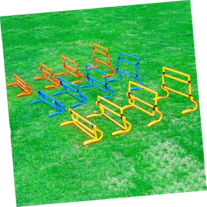 Removable Agility Hurdles for Soccer Training Lightweight Fitness Barriers for Speed Training Jumping and Footwork for Athletes and