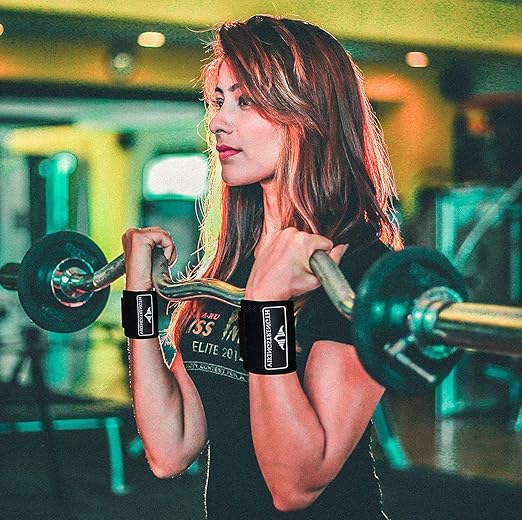 VIKINGSTRENGTH Wrist Brace Support (18" Premium Quality) for Weight lifting, Crossfit, Bodybuilding and Fitness. Wrist Wraps for Pain Relief and Recovery. Strap for Men and Women + V-Strength App