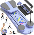 Pilates Board,Foldable Pilates Reformer Sets with Timer,Multifunctional Abdominal Pilates Board for Home Workout Equipment,Portable Ab Board Trainer Pilates Exercise Machine, Pilates Board for Women