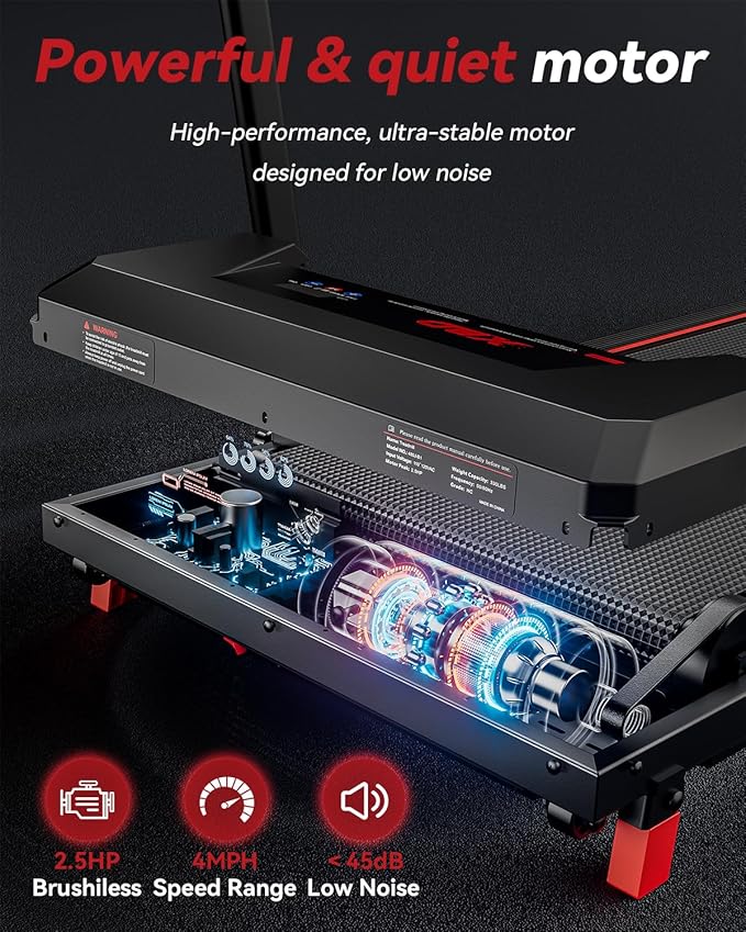 Walking Pad with Incline,XBD Under Desk Treadmill for Home Small Office,2.5HP Low Noise Portable Treadmill with 330 Lbs Capacity,Remote Control and LED Display