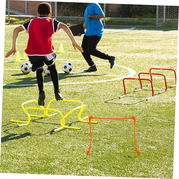 HANABASS Adjustable Soccer Training Hurdles Versatile Agility Equipment for Football Baseball Durable Design for Athletes to Enhance Speed and Footwork