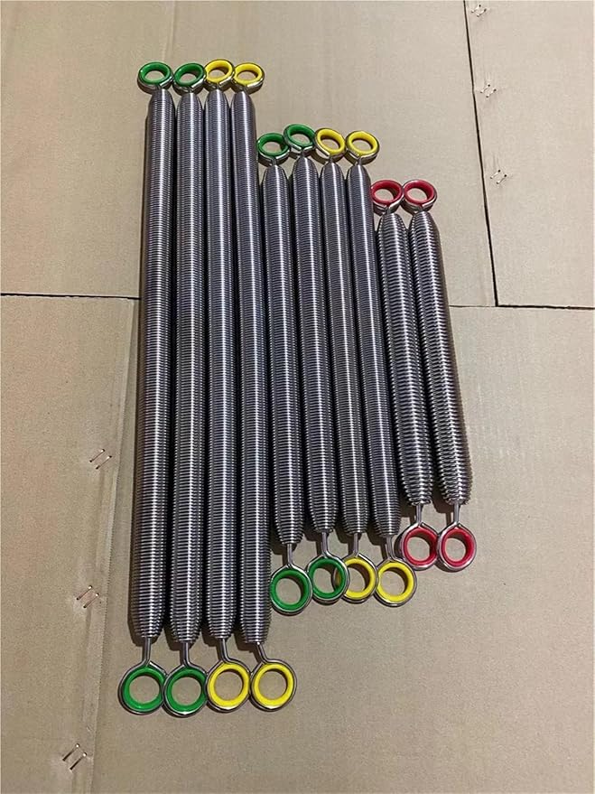 Pilates Pro Chair Springs 10PCS Yoga Stick Heavy Duty Pilates Equipment Accessories Extension Spring
