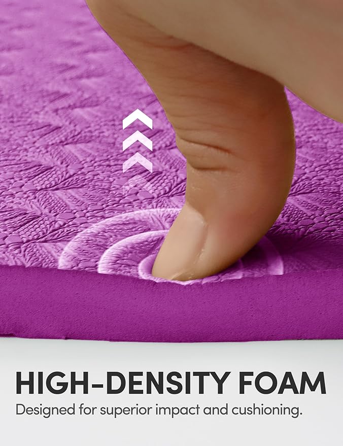 IUGA Yoga Knee Pads Cushion Non-Slip Knee Mat for Elbows Wrist Pain in Yoga Planks Floor Exercises Portable Extra-thick Cushioning
