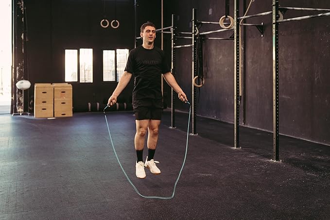 Velites - Earth 2.0 Jump Rope - Official CrossFit® Games Rope - Professional Aluminum Speed Rope for Double Unders, Fitness & Boxing - Includes 4mm Cable & Carrying Bag -
