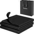 Readaeer Foldable Yoga Mat for Travel Folding Yoga Mat 6mm Thick with Carrying Bag, Non-Slip TPE Exercise Pilates Mat for 72" L x 24" W x 0.24 Inch