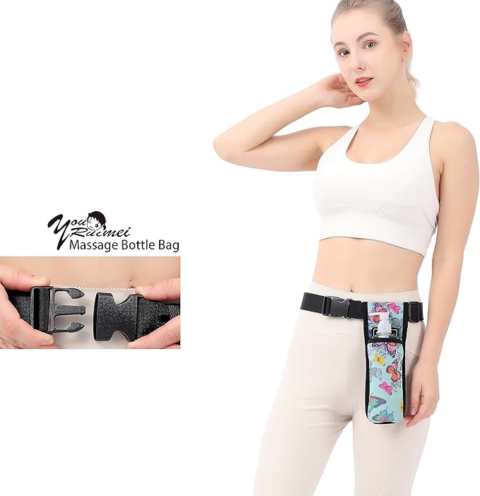 Massage Bottle Bag Massage Oil Bag Massage Therapist Holster Massage Lotion Holster Massage Oil Holster (YR-1KD-HuDie）