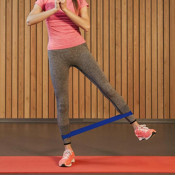 5 Pack Resistance Bands for Working Out, Pilates Yoga Stretch Loop Bands for Fitness, Booty Hip Circle or Fitness Circles for Squats & Glute Workouts