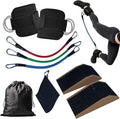 Slant Board for Calf Stretching & Squat Wedge + Ankle Resistance Bands – Glute & Leg Workout Equipment for Women – Booty Trainer Kit with Blocks, Bands & Towels – At Home Gym Set