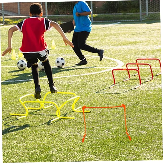 Adjustable Agility Hurdles for Soccer Training Height Speed Hurdles for Football Practice Convenient Running Accessories for Athletes