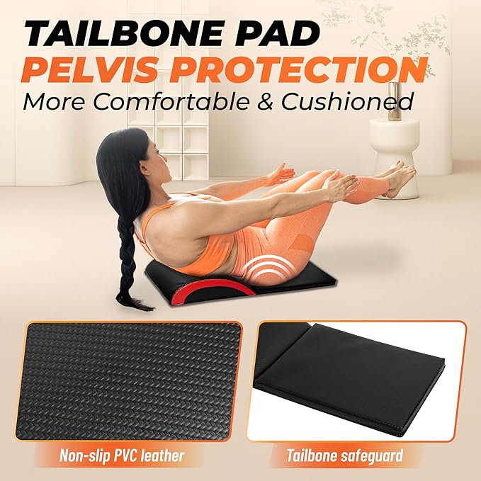 Yes4All Abdominal Exercise Pads, Foldable Ab Workout Equipment for Home Gym Core Training & Back Stretching, Sit Up Mat for Floor Exercises