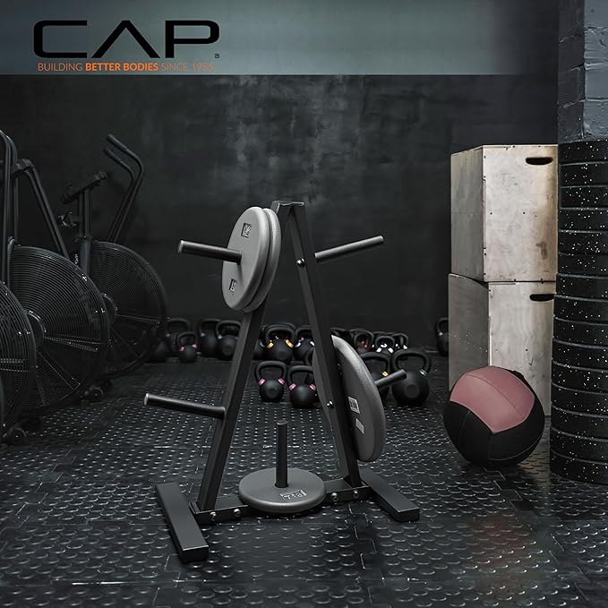 CAP Barbell Weight Plate Rack for 1-Inch Weight Plates