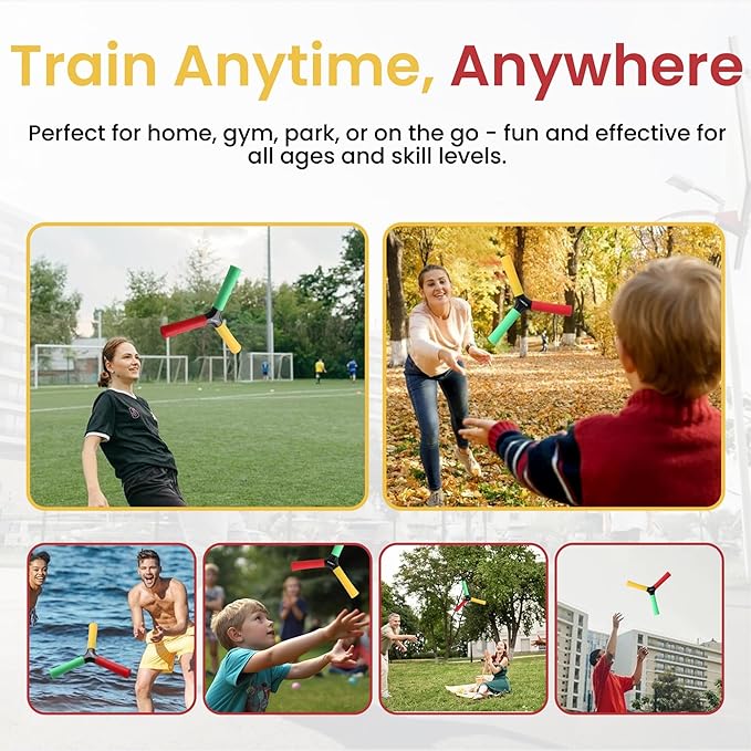 | Hand Eye Coordination & Reaction Speed Training Tool - Improve Reflex, Agility, and Focus for Sports, Exercise, and Fun for All Ages with Pakage