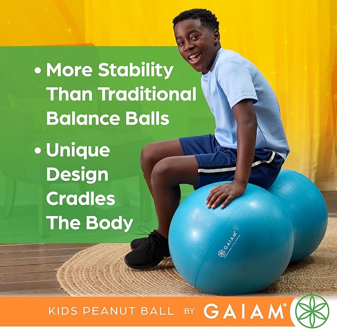 Active Seat Peanut Shaped Bounce Desk Chair, Exercise Yoga Balance Sitting Ball