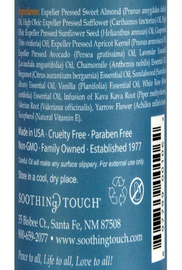 Soothing Touch Bath & Body Oil, Rest/relax - 8 Oz
