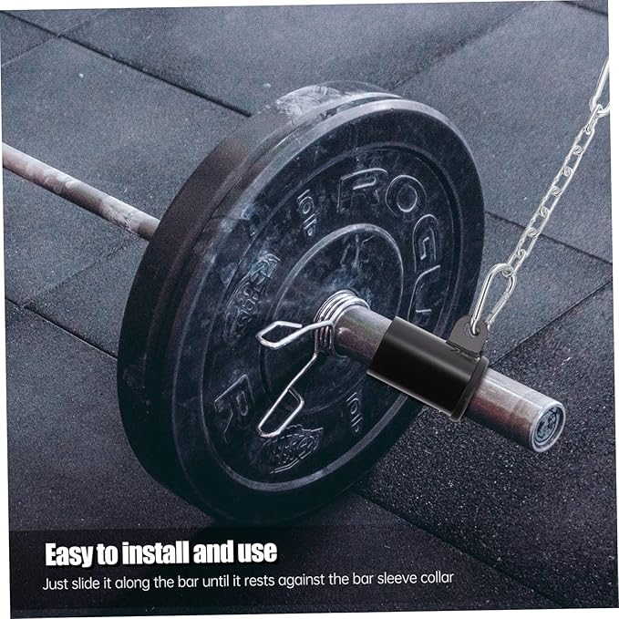 Bar Row Gym Attachment Chain Versatile Barbell Sleeve for Bent Over Row Exercises Fitness Equipment for Strength Training Workouts