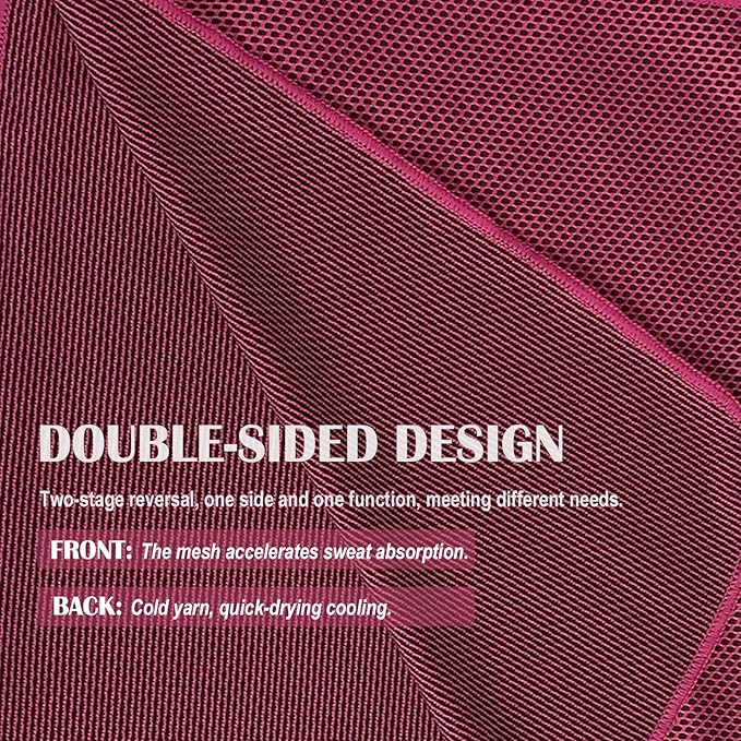 Pack of 20 Cooling Towel 40x12'' Ice Towel for Neck and Face Microfiber Chilly with Bag Breathable Yoga Gym Stay Cool Towels Sweat Rag for Workout Running Camping Pilates Beach, Rose