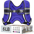 Weighted Vest for Women & Men with Reflective Stripe and Adjustable Buckle, Comfortable & Durable Rucking Vest for Walking, Running & Strength Training