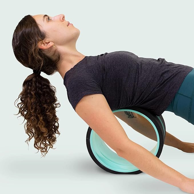 Chirp Wheel XL - Super Comfort Back Massage Roller - Wider Back Stretcher & Cracking Device, Plush Cushion, Enhanced Stability, Spinal Protection, Point Pressure | High Density Foam, Up to 500 lbs