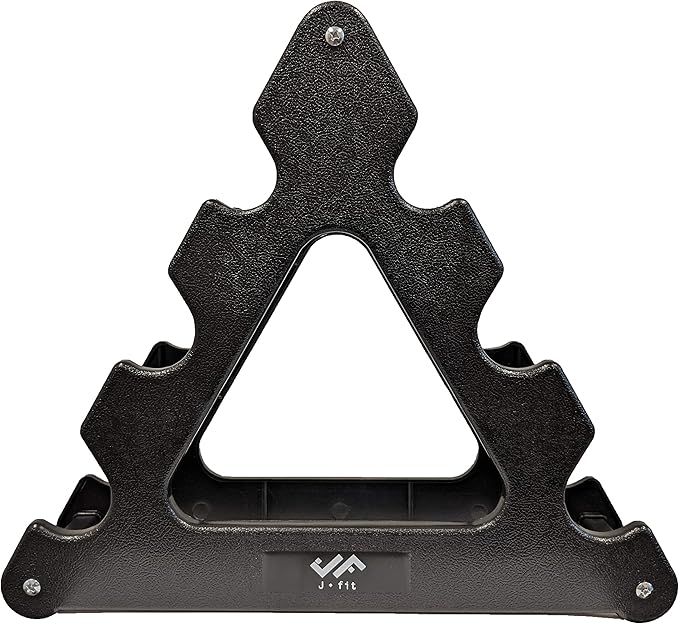 JFIT Dumbbell Tree Rack, Black - Holds up to 40 lbs of Dumbbells (NO WEIGHTS INCLUDED)
