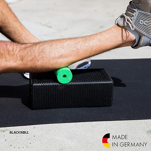 BLACKROLL - Mini Foam Roller, Massage Tool for Feet, Hands, and Arms, Ideal for Travel Size and Targeted Myofascial Release, for Exercise, Massage, and Muscle Recovery, 6" x 2", Green
