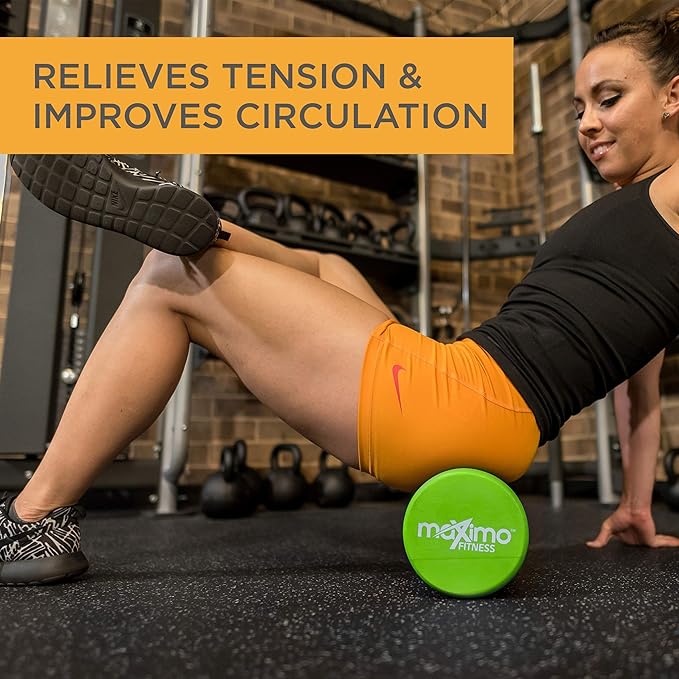 Maximo Fitness Foam Roller - High Density Exercise Roller for Trigger Point Self Massage, Muscle and Back Roller for Fitness, Physical Therapy, Yoga and Pilates, Gym Equipment