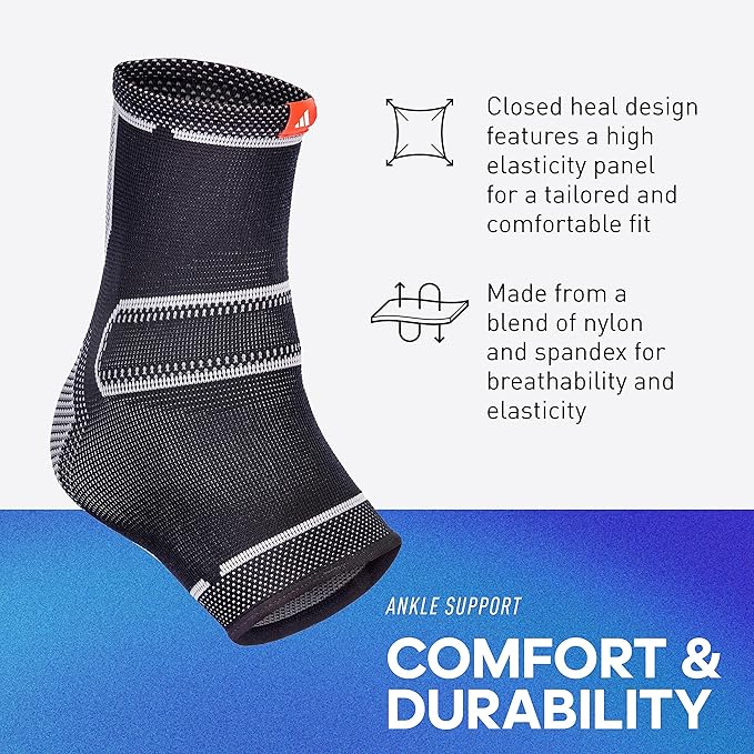 Adidas Knitted Support Sleeve, Ergonomic Compression Sleeve