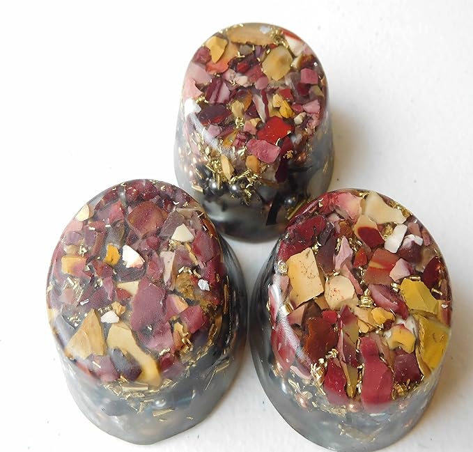 Mookaite Orgone Generator Energy Accumulator 528Hz/7.83Hz/Advance Harmonics Many Beautiful Ingredients and Colors!! (Mookaite)