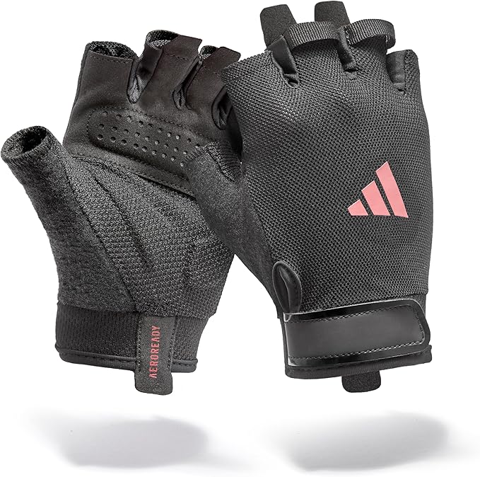 adidas Essential Training Gloves - Pink Mesh