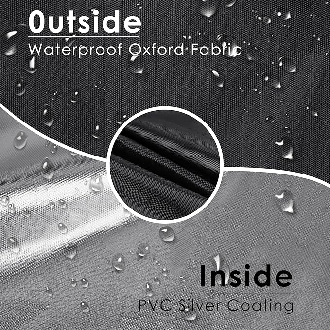 Under Desk Elliptical Cover - Oxford PVC Waterproof & Ellipse Leg Exerciser Case Compatible with YOSUDA YSD-ME/ANCHEER Under Desk Elliptical Machine (Black)