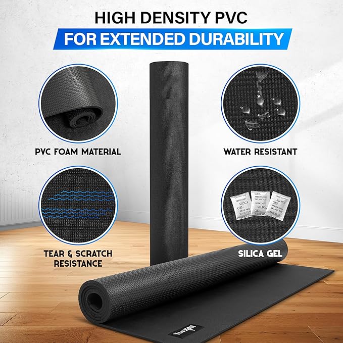 YES4ALL Exercise Mat for Home Gym, Fitness Workout Mats