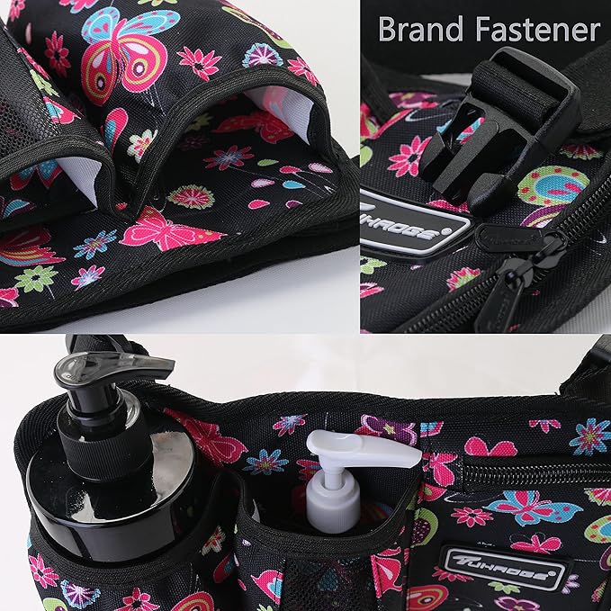 Tuhaoge Massage Bottle Bag Massage Oil Holster Lotion Holster Massage Therapist Massage Oil Holster Massage Lotion (3kd- BHuDieHua)