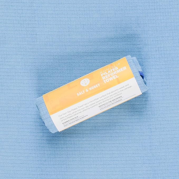 Salt & Honey Non-Slip Pilates Reformer Mat Towel