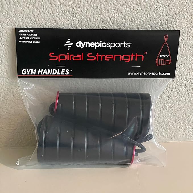 Dynepic Sports Spiral Strength Gym Handles (Set of 2)