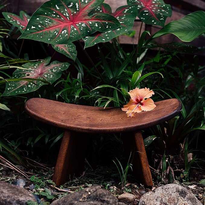 Meditation Bench IKUKO Basic, Preassembled Version, Solid Wood, Locally Handmade Eco Friendly Wooden Kneeling Ergonomic Seiza Seat, Prana Yoga