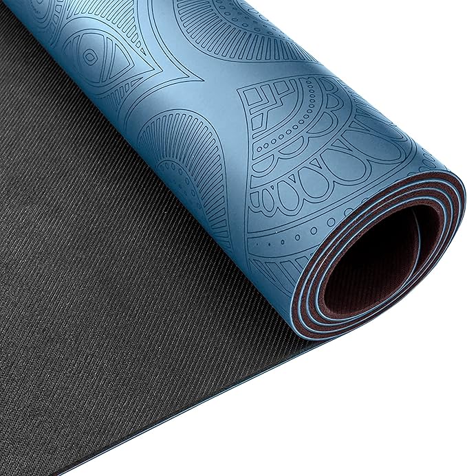 Premium Clever Yoga Mat - Extra Long Yoga Mat Suitable For All Yoga Types - Workout Mat For Home Or On The Go - Includes Our Perfect Fit Mat Bag