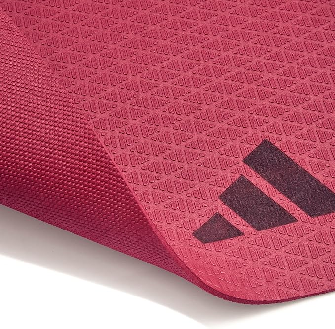 adidas Yoga Mat - Eco Friendly - Non Slip, Durable Textured Surface