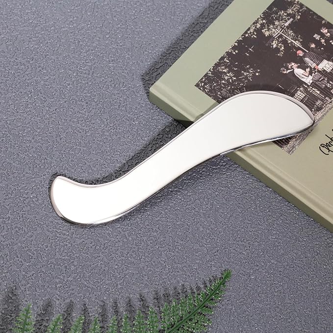 Gua sha Tool gua sha Stainless Steel iastm Tool Gussha Massage Tool Muscle Scraping Tool for Soft Tissue Therapy and Reduce Arms,Back, Legs, Neck Muscle Pain(DS)…