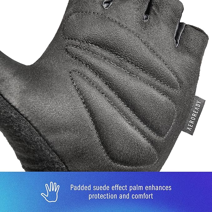 adidas Essential Training & Weightlifting Gloves, Fingerless Workout Gloves
