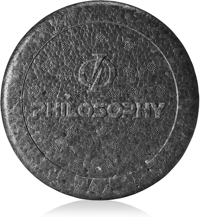Philosophy Gym 12" High-Density Foam Roller for Exercise, Massage, Muscle Recovery - Round, Black