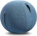 Vivora Luno Premium Ergonomic Sitting Ball Chair, Felt, Max Size (25 to 26 inches), for Home Offices, Balance Training, Yoga Ball, Posture Improvement