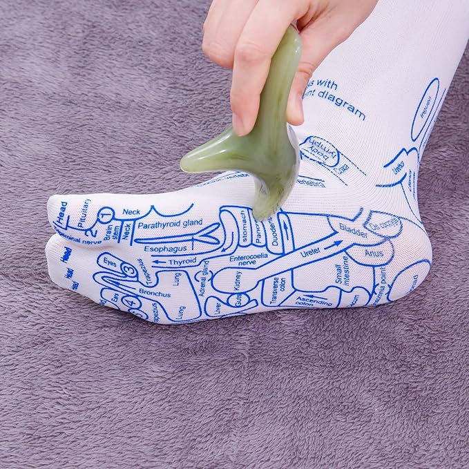 Broman Reflexology Tool - Trigger Point Massage Tool, Perfect for Full Body Massage, Ideal as Foot Massager and Hand Massager, Small Yet Mighty, Emerald-Color