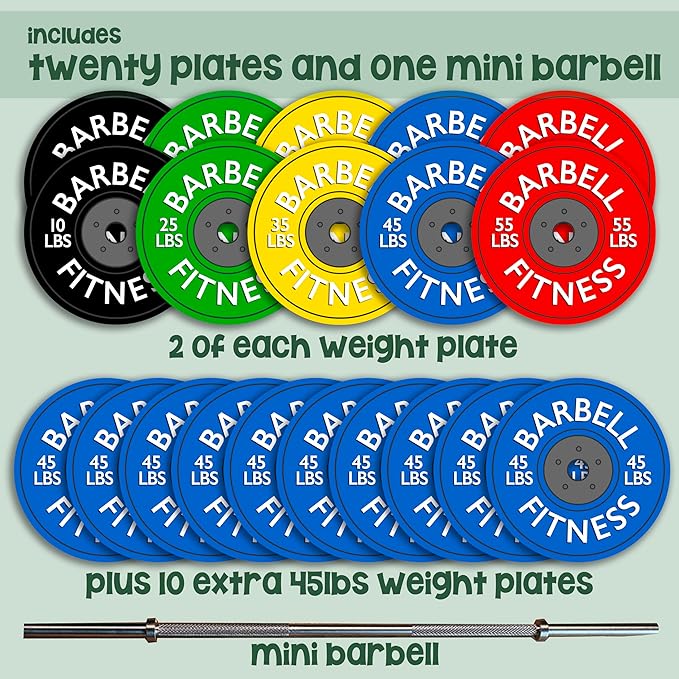 Mini Barbell – Ultimate Gym-Inspired Desk or Shelf Accessory with Removable Weight Plates | Miniature Weightlifting Fitness