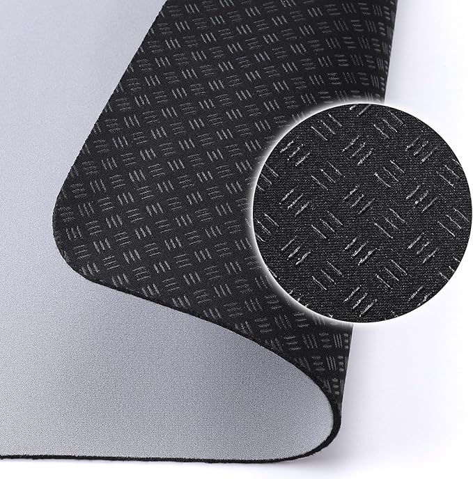 TOBWOLF Non-Slip Workout Mat for Ellipse Leg Exerciser, Ellipse Machine Mat, Exercise Mat for Under Desk Ellipticals, Suitable for Electric Seated Foot Pedal Exerciser, Stability & Floor Protection
