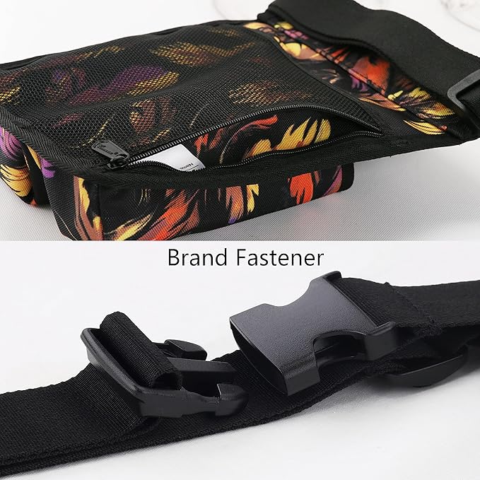Tuhaoge Massage Bottle Bag Massage Oil Holster Lotion Holster Massage Therapist Massage Oil Holster Massage Lotion (TH2KD-YuMao-W)