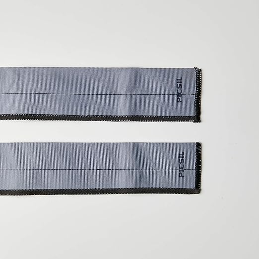 PICSIL Fabric Wristbands for Cross Training, Great Joint Support, Prevents Injuries, Tendonitis, Ideal for Bodybuilding, Boxing, Gymnastics, Calisthenics, Gym, for Men and Women (Sweet Grey)
