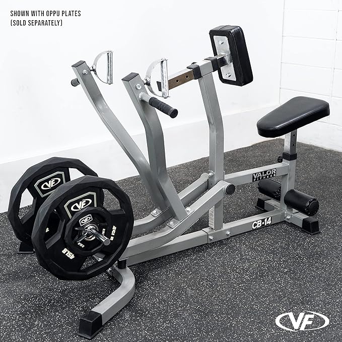 Valor Fitness Seated Row Machine – Plate Loaded with Converging Arms & Multi-Grip Handles, 400 lb Capacity, 2" Plate Adapters for Back & Chest Strength Training Home Gym Equipment
