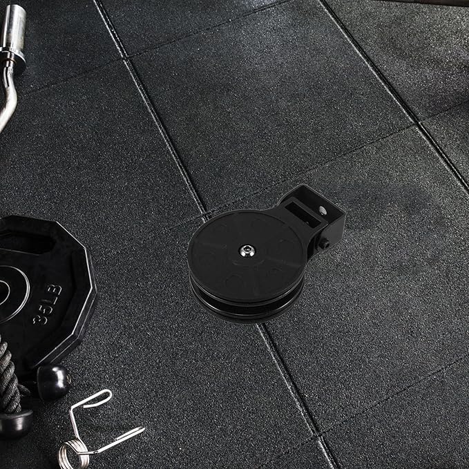 Heavy Duty Pulley Cable Attachment for Gym Pulley System with Swivel Steel Pulldown Attachment for Home Strength Training and Cable Weight Workouts