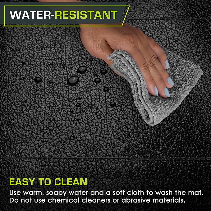 ProsourceFit Exercise Equipment & Treadmill Mat High Density PVC Floor Protector