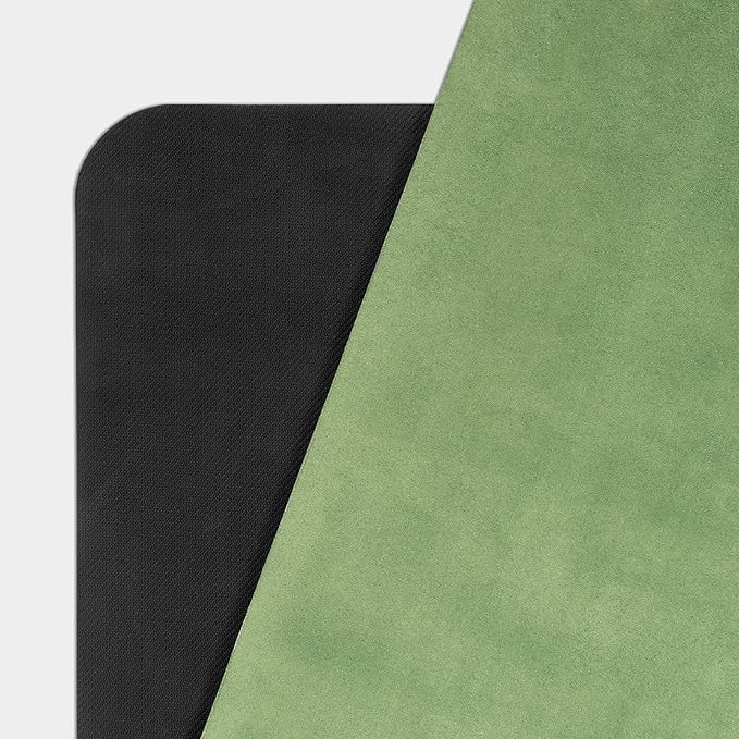 WeGym Yoga Mat, 4mm Cushioned Exercise Mat for Yoga, Pilates, Home Workouts - Anti Slip Polyurethane Suede Yoga Mat with Carrying Strap